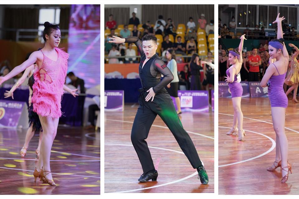 广西外国语学院体育舞蹈代表队在十六届广西区体育舞蹈锦标赛中取得优异成绩